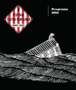 Programa 2016 - Festival Teatro Container