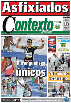 07/03/2016 - Periódico Contexto de Durango