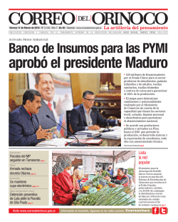 s - Correo del Orinoco