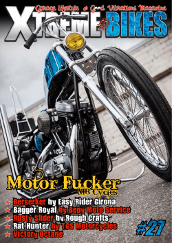 Motor Fucker - Xtreme Bikes | Cafe Racers | Free Magazines