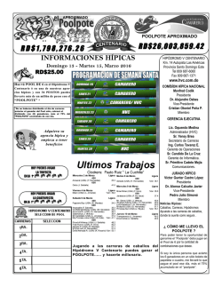 Revista Domingo 13 Martes 15 Marzo 2016