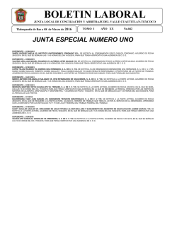 boletin laboral - Junta Texcoco