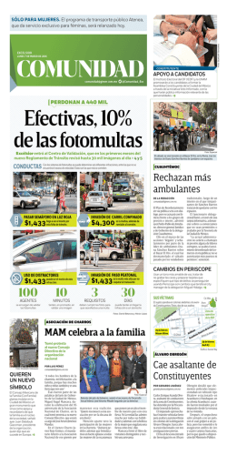 Rechazan más ambulantes MAM celebra a la familia
