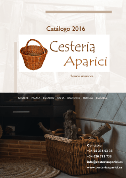 Catálogo PDF - Cesteria Aparici