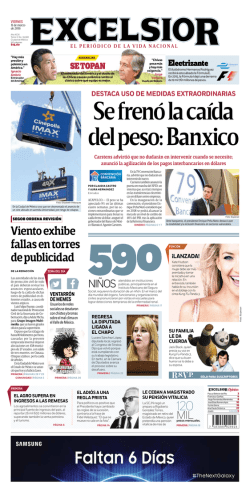 Viento exhibe fallas en torres de publicidad