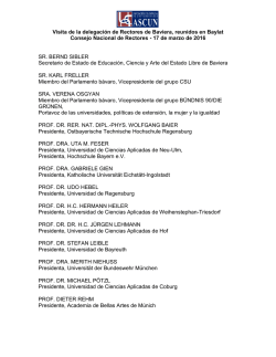 lista de los asistentes confirmados