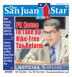 Print Edition Mar 7, 2016 - The San Juan Daily Star