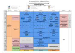 XXII CONGRESO NACIONAL DE INMUNOLOGÍA 2016