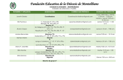 FEDIMON (Fundación Educativa de la Diócesis de Montelíbano)