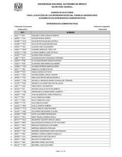 Padrón de Electores