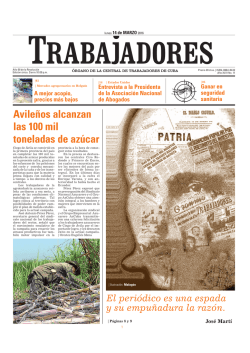 Lunes 14 de marzo de 2016