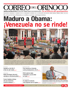 Descargar PDF - Correo del Orinoco