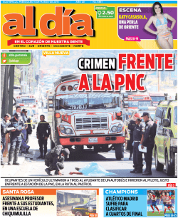 crimen frente - Al Día