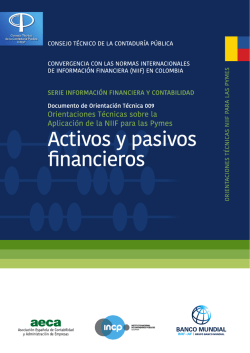 Documento 9: Activos y pasivos financieros