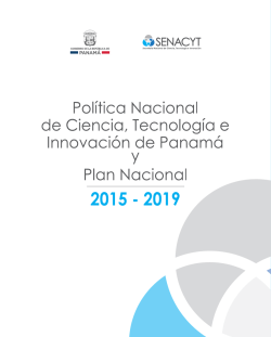 Plan Nacional CTI 2015-2019