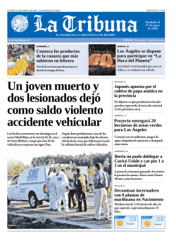 Un joven muerto y dos lesionados dejó como saldo