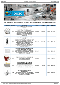 Descargar catálogo 01Bazar en PDF