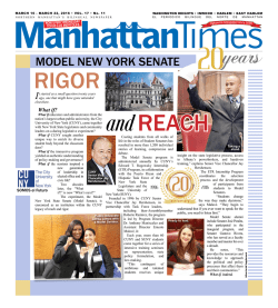 model new york senate - Manhattan Times News