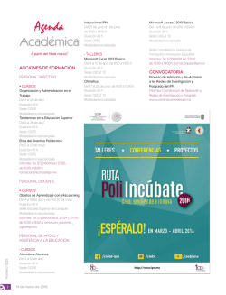 Acad&eacute;mica Agenda - Comunicaci&oacute;n Social