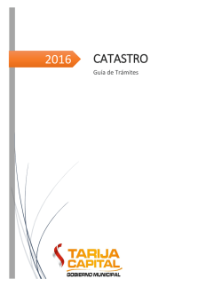 2016 CATASTRO
