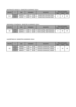 matematica basica ii: semestre academico 2016