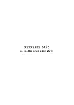 REPREASE BAÑO SS16 FOTOS WEB