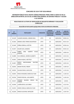 concurso de cas n° 007-2016-minjus defensor público en el nuevo