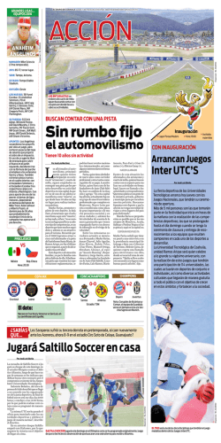Sin rumbo fijo - El Diario de Coahuila