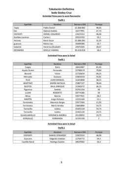 Tabulación Definitiva Sede Godoy Cruz 1 - IEF 9