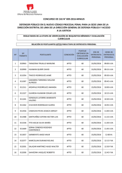 concurso de cas n° 009-2016-minjus defensor público en el nuevo