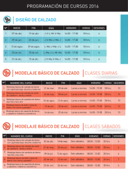 programación de cursos 2016