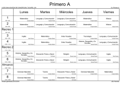 horarios de clase 2016