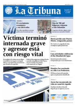 V&iacute;ctima termin&oacute; internada grave y agresor est&aacute; con