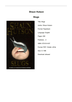 Shaun Hutson Slugs