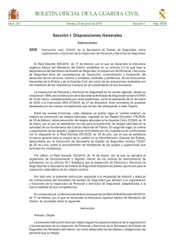 Instrucción 5/2005 de la Secretaría de Estado de Seguridad del
