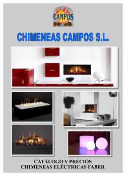 chimeneas eléctricas faber - Chimeneas Campos. fabrica