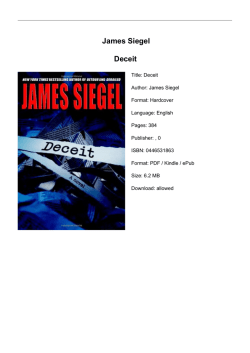James Siegel Deceit