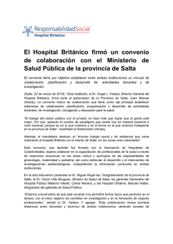 Leer más - Hospital Británico de Buenos Aires