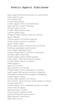 Precio Agarol Similares