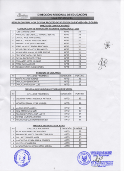 direccion regional de educacion