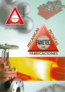 Brochure Fameteco S.A.S