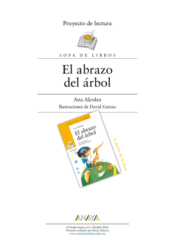 El abrazo del árbol - Anaya Infantil y Juvenil