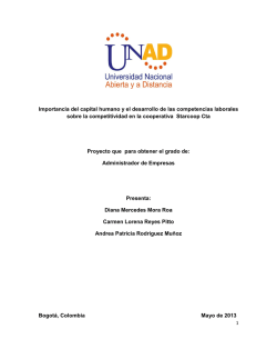 Importancia del capital humano y el desarrollo de las competencias