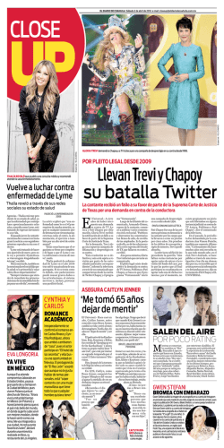 Llevan Trevi y Chapoy su batalla Twitter