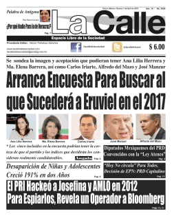 La Calle Espacio Libre de la Sociedad