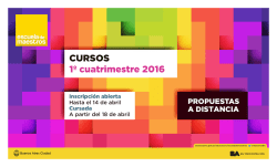 Cursos a distancia - Buenos Aires Ciudad