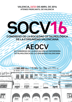 Consulta el programa completo de SOCV`16