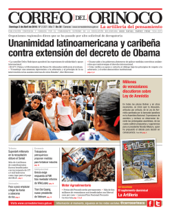 s - Correo del Orinoco