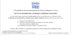 acto en homenaje a enrique gimenez sanchez