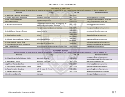 Directorio - Facultad de Derecho